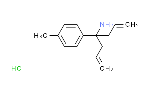 CAS No. 1048326-72-2, [1-allyl-1-(4-methylphenyl)-3-buten-1-yl]amine hydrochloride
