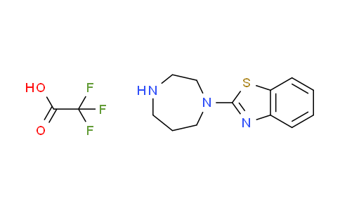 CAS No. 1185033-39-9, 2-(1,4-diazepan-1-yl)-1,3-benzothiazole trifluoroacetate