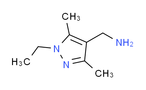 CAS No. 936940-14-6, 1-(1-ethyl-3,5-dimethyl-1H-pyrazol-4-yl)methanamine