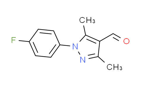 CAS No. 890626-54-7, 1-(4-fluorophenyl)-3,5-dimethyl-1H-pyrazole-4-carbaldehyde