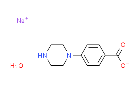 sodium 4-(1-piperazinyl)benzoate hydrate