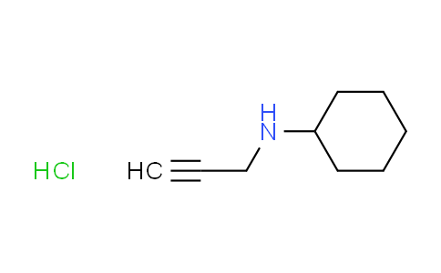 CAS No. 59950-72-0, N-2-propyn-1-ylcyclohexanamine hydrochloride