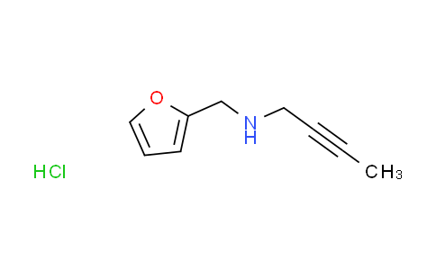 CAS No. 1185296-97-2, N-(2-furylmethyl)-2-butyn-1-amine hydrochloride
