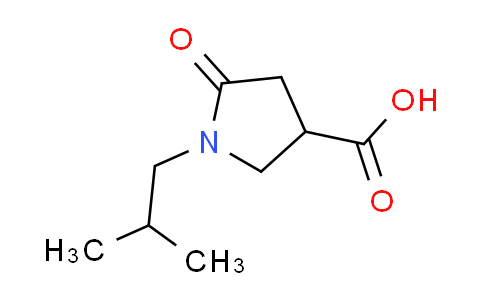 CAS No. 773865-07-9, 1-isobutyl-5-oxopyrrolidine-3-carboxylic acid