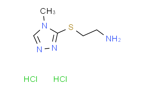 CAS No. 1269087-56-0, 2-[(4-methyl-4H-1,2,4-triazol-3-yl)thio]ethanamine dihydrochloride