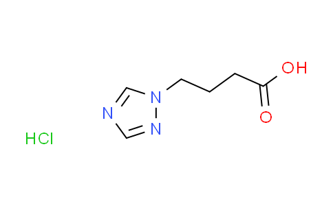 CAS No. 1255718-20-7, 4-(1H-1,2,4-triazol-1-yl)butanoic acid hydrochloride