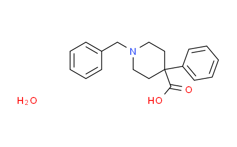 CAS No. 1609400-83-0, 1-benzyl-4-phenyl-4-piperidinecarboxylic acid hydrate