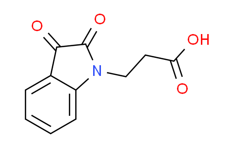 CAS No. 81250-90-0, 3-(2,3-dioxo-2,3-dihydro-1H-indol-1-yl)propanoic acid