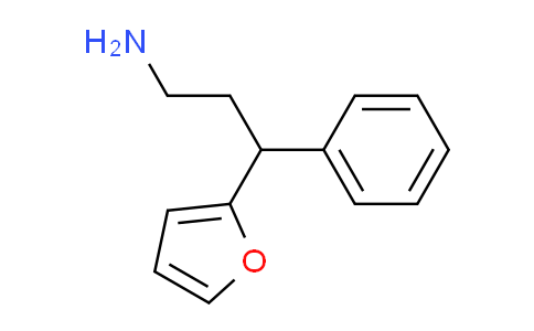 CAS No. 374910-04-0, 3-(2-furyl)-3-phenylpropan-1-amine