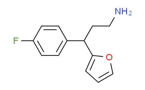 CAS No. 380878-55-7, 3-(4-fluorophenyl)-3-(2-furyl)propan-1-amine