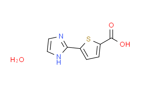 CAS No. 1609396-63-5, 5-(1H-imidazol-2-yl)-2-thiophenecarboxylic acid hydrate