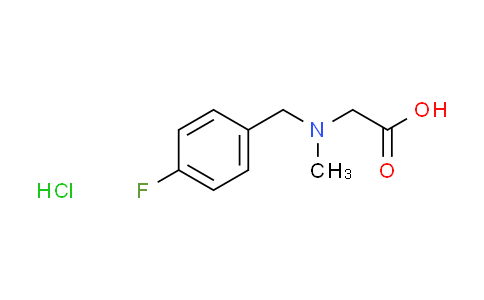 CAS No. 1185299-93-7, N-(4-fluorobenzyl)-N-methylglycine hydrochloride