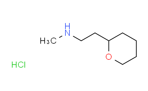 CAS No. 1187927-73-6, N-methyl-2-(tetrahydro-2H-pyran-2-yl)ethanamine hydrochloride