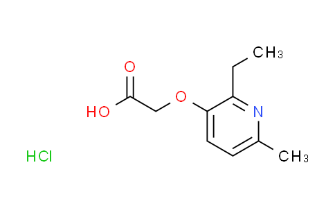 CAS No. 125756-86-7, [(2-ethyl-6-methyl-3-pyridinyl)oxy]acetic acid hydrochloride