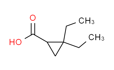 CAS No. 108420-15-1, 2,2-diethylcyclopropanecarboxylic acid