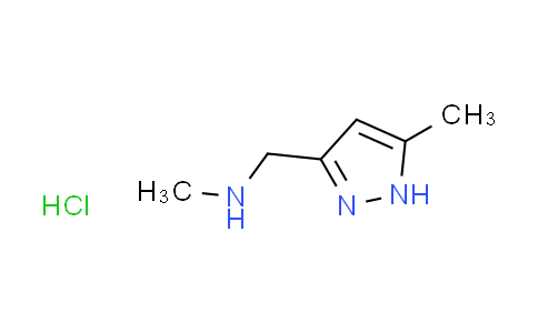 CAS No. 1025735-75-4, N-methyl-1-(5-methyl-1H-pyrazol-3-yl)methanamine hydrochloride
