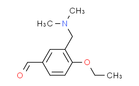 CAS No. 883549-69-7, 3-[(dimethylamino)methyl]-4-ethoxybenzaldehyde