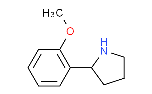 CAS No. 103857-96-1, 2-(2-methoxyphenyl)pyrrolidine
