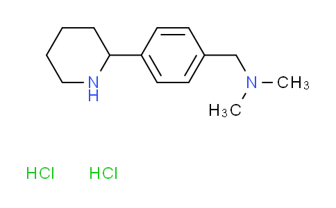 CAS No. 1269052-75-6, N,N-dimethyl-1-[4-(2-piperidinyl)phenyl]methanamine dihydrochloride