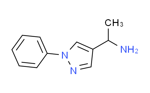 CAS No. 936940-64-6, 1-(1-phenyl-1H-pyrazol-4-yl)ethanamine