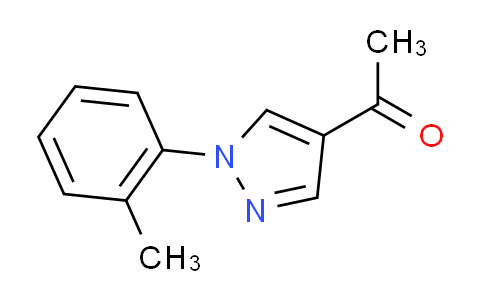 CAS No. 1015846-07-7, 1-[1-(2-methylphenyl)-1H-pyrazol-4-yl]ethanone