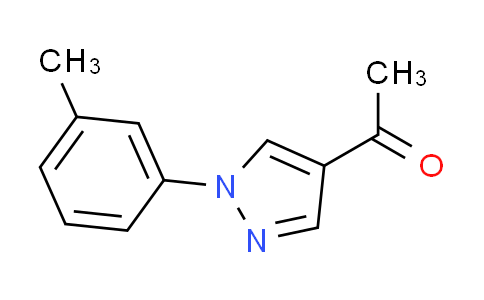 CAS No. 1015846-08-8, 1-[1-(3-methylphenyl)-1H-pyrazol-4-yl]ethanone