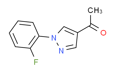CAS No. 1177325-28-8, 1-[1-(2-fluorophenyl)-1H-pyrazol-4-yl]ethanone
