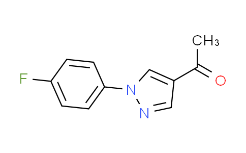 CAS No. 1177283-25-8, 1-[1-(4-fluorophenyl)-1H-pyrazol-4-yl]ethanone