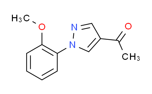 CAS No. 1015846-12-4, 1-[1-(2-methoxyphenyl)-1H-pyrazol-4-yl]ethanone