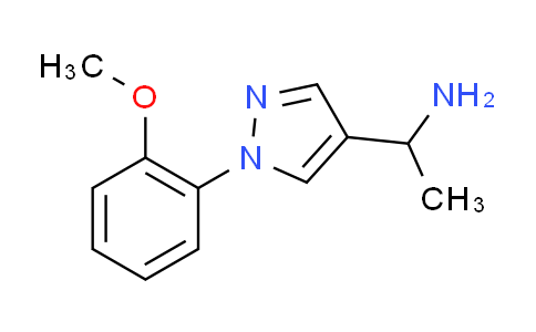 CAS No. 1015845-74-5, 1-[1-(2-methoxyphenyl)-1H-pyrazol-4-yl]ethanamine