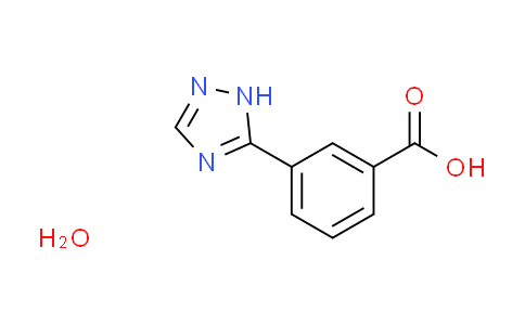 CAS No. 1609406-79-2, 3-(1H-1,2,4-triazol-5-yl)benzoic acid hydrate