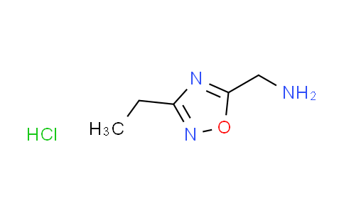CAS No. 145590-70-1, [(3-ethyl-1,2,4-oxadiazol-5-yl)methyl]amine hydrochloride
