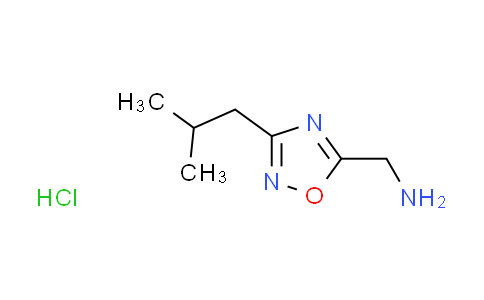 CAS No. 1609404-14-9, [(3-isobutyl-1,2,4-oxadiazol-5-yl)methyl]amine hydrochloride
