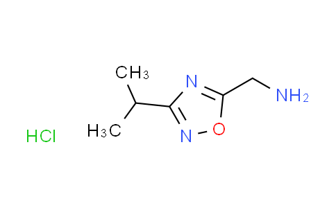 CAS No. 1255718-21-8, [(3-isopropyl-1,2,4-oxadiazol-5-yl)methyl]amine hydrochloride