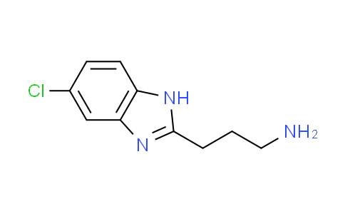 CAS No. 915921-08-3, 3-(5-chloro-1H-benzimidazol-2-yl)propan-1-amine