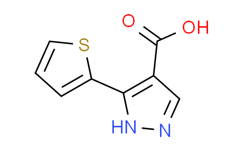 CAS No. 879996-80-2, 5-(2-thienyl)-1H-pyrazole-4-carboxylic acid