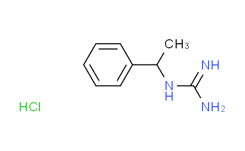 CAS No. 14317-41-0, N-(1-phenylethyl)guanidine hydrochloride
