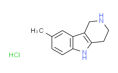 CAS No. 57933-28-5, 8-methyl-2,3,4,5-tetrahydro-1H-pyrido[4,3-b]indole hydrochloride