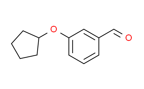 CAS No. 273722-75-1, 3-(cyclopentyloxy)benzaldehyde