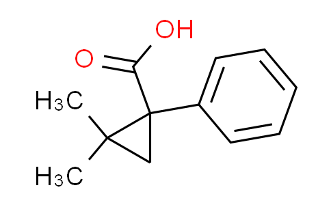 CAS No. 33795-08-3, 2,2-dimethyl-1-phenylcyclopropanecarboxylic acid