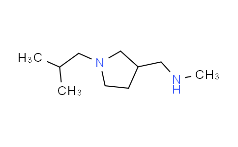CAS No. 887405-45-0, 1-(1-isobutylpyrrolidin-3-yl)-N-methylmethanamine