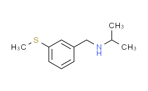 CAS No. 915921-11-8, N-[3-(methylthio)benzyl]propan-2-amine