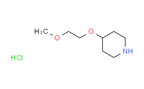 CAS No. 550369-96-5, 4-(2-methoxyethoxy)piperidine hydrochloride
