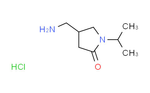 CAS No. 1185094-81-8, 4-(aminomethyl)-1-isopropyl-2-pyrrolidinone hydrochloride