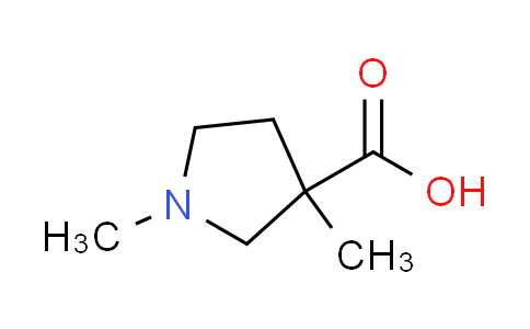 CAS No. 912771-28-9, 1,3-dimethyl-3-pyrrolidinecarboxylic acid