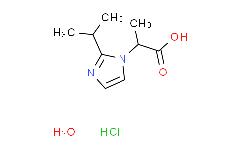 2-(2-isopropyl-1H-imidazol-1-yl)propanoic acid hydrochloride hydrate