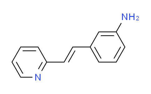 CAS No. 176034-12-1, 3-[(E)-2-pyridin-2-ylvinyl]aniline