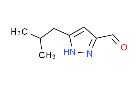 CAS No. 1025032-18-1, 5-isobutyl-1H-pyrazole-3-carbaldehyde