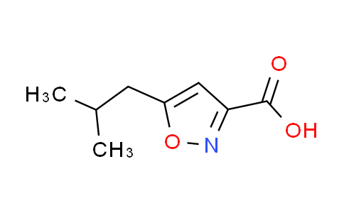 CAS No. 150517-80-9, 5-isobutylisoxazole-3-carboxylic acid