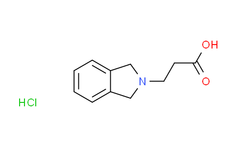 CAS No. 1255718-22-9, 3-(1,3-dihydro-2H-isoindol-2-yl)propanoic acid hydrochloride